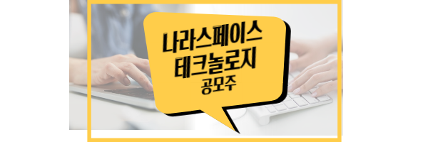 나라스페이스테크놀로지 공모주