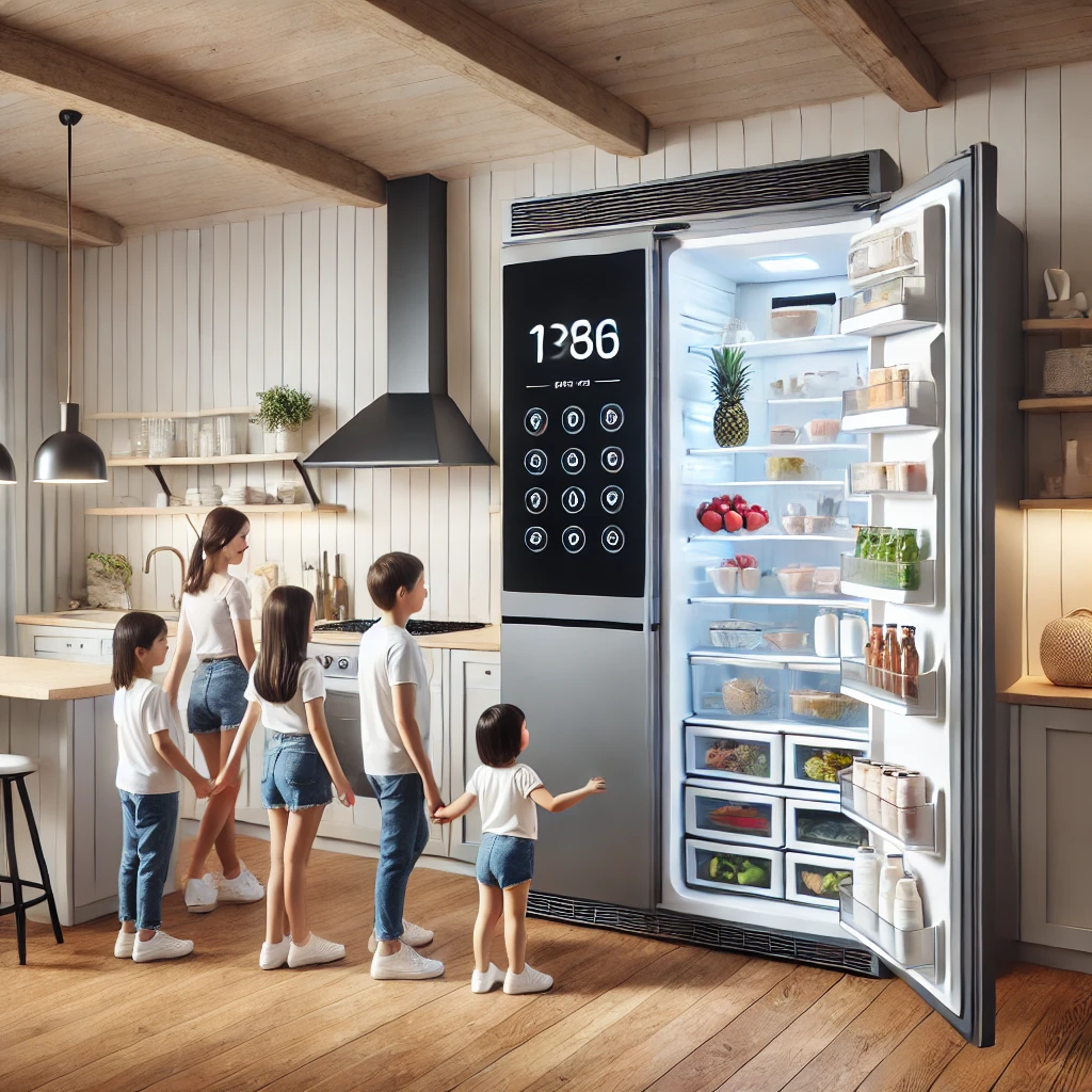 대가족을 위한 스마트 냉장고