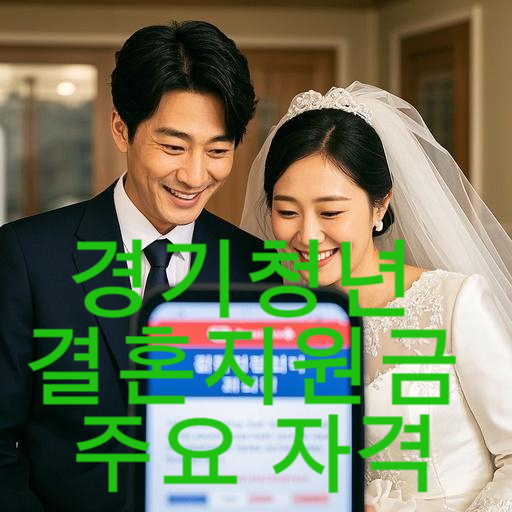 경기청년 결혼지원금 소득 기준부터 거주 요건까지