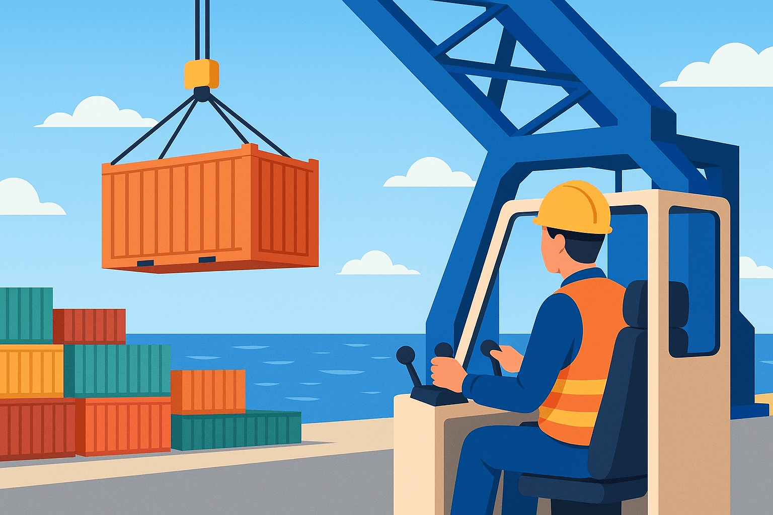 🚢 컨테이너크레인운전 기능사 취득으로 항만 물류 전문 인력으로 성장하는 방법