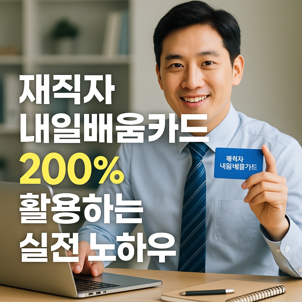 재직자 내일배움카드 200% 활용하는 실전 노하우