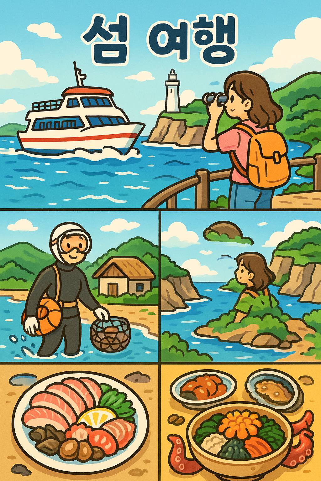 목포에서 출발하는 신안섬 여행,교통 수단, 볼거리,음식