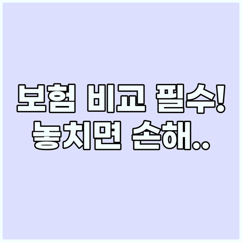 해외여행자보험 비교 선택 시 반드시 ..