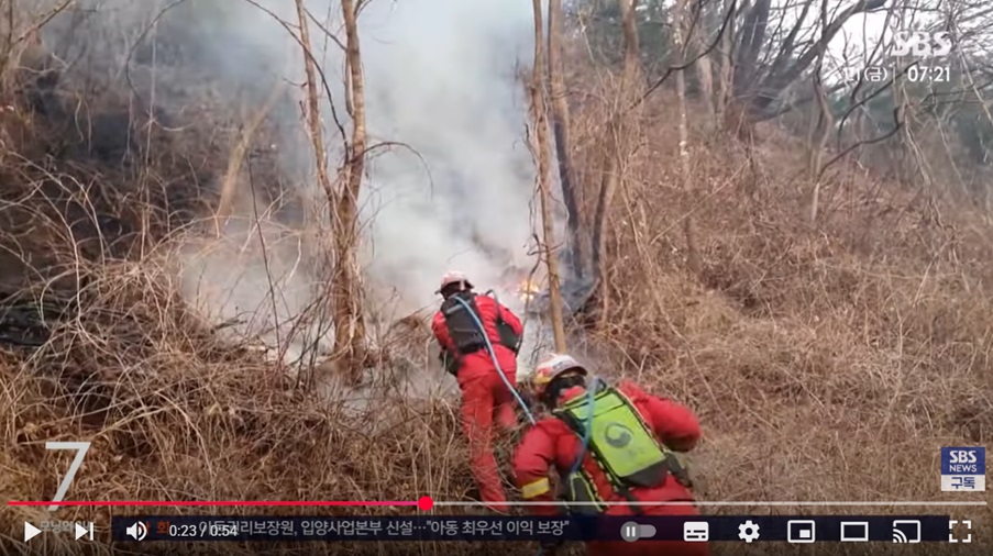 화재 발생 상황