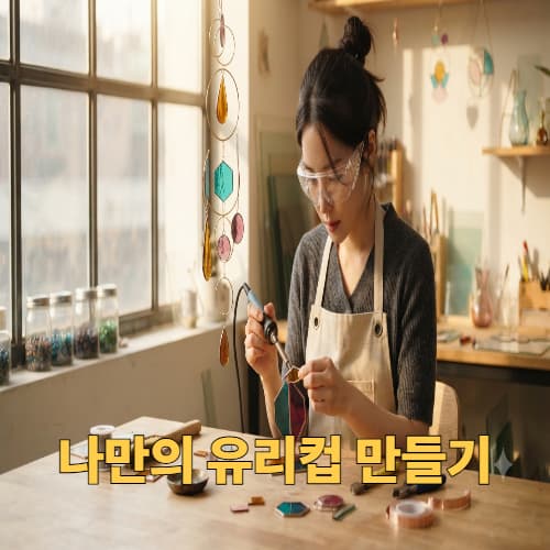나만의 홈카페 컵 만들기: 성수동 유리 블로잉 클래스 가이드