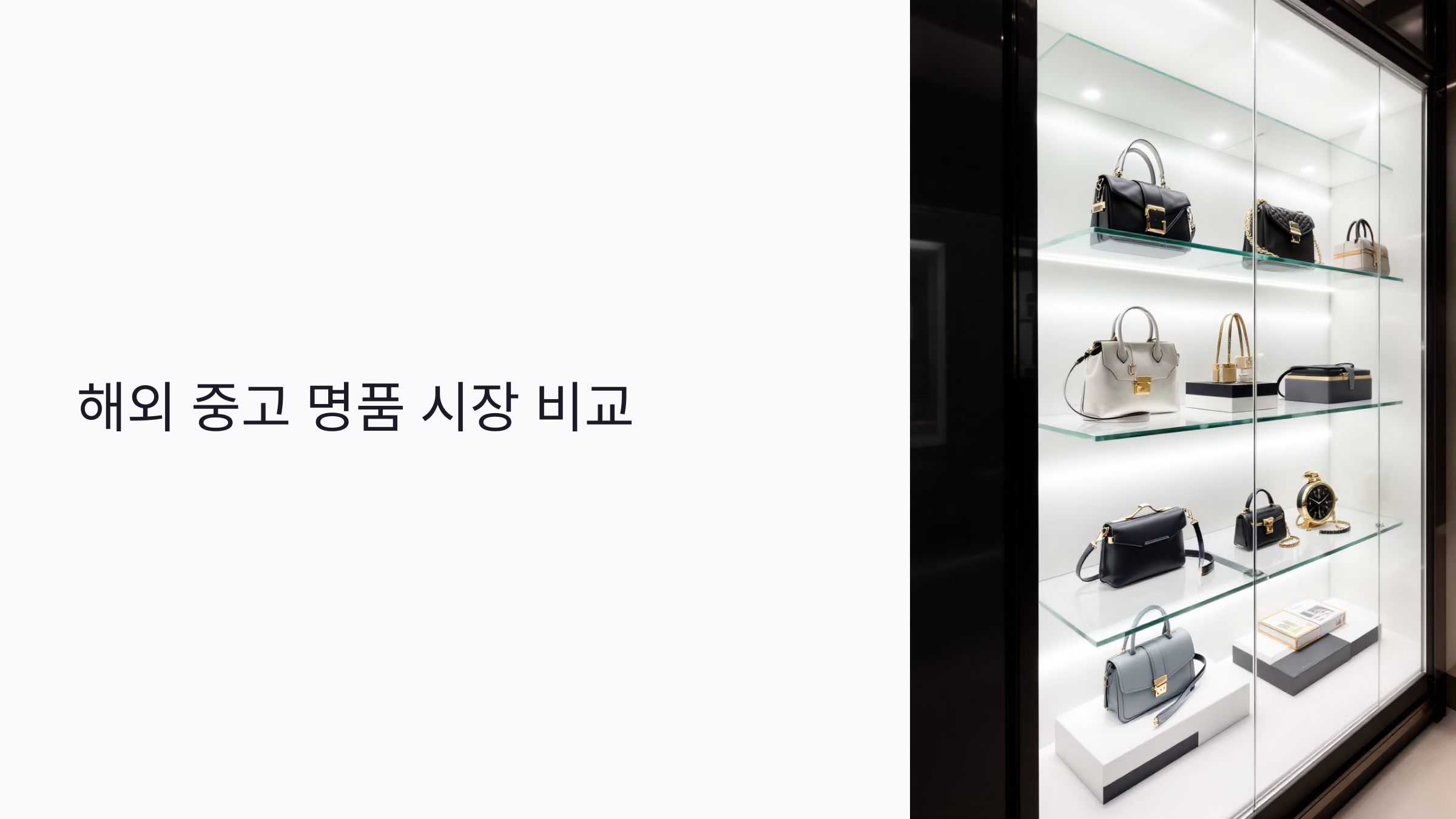 해외 중고 명품 시장, 어디가 유리할까? 일본·미국·유럽 비교와 감정 서비스