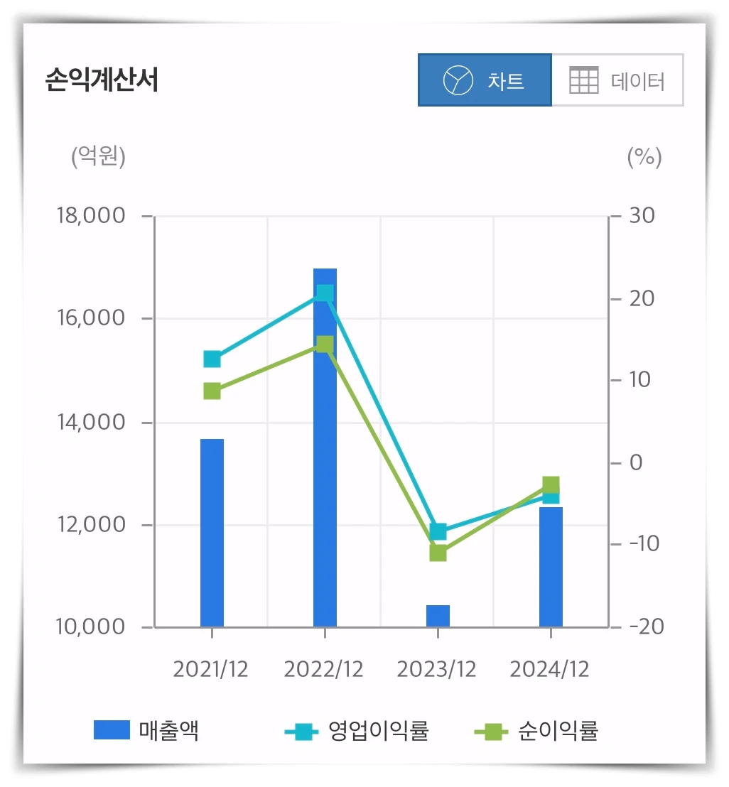 심텍-손익계산-그래프