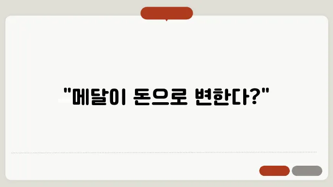 올림픽 메달 연금