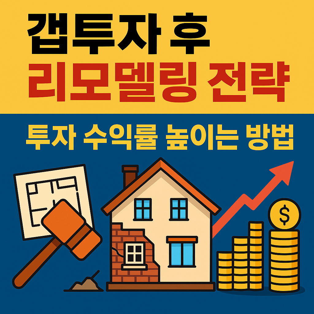 갭투자 후 리모델링 전략: 투자 수익률 높이는 방법