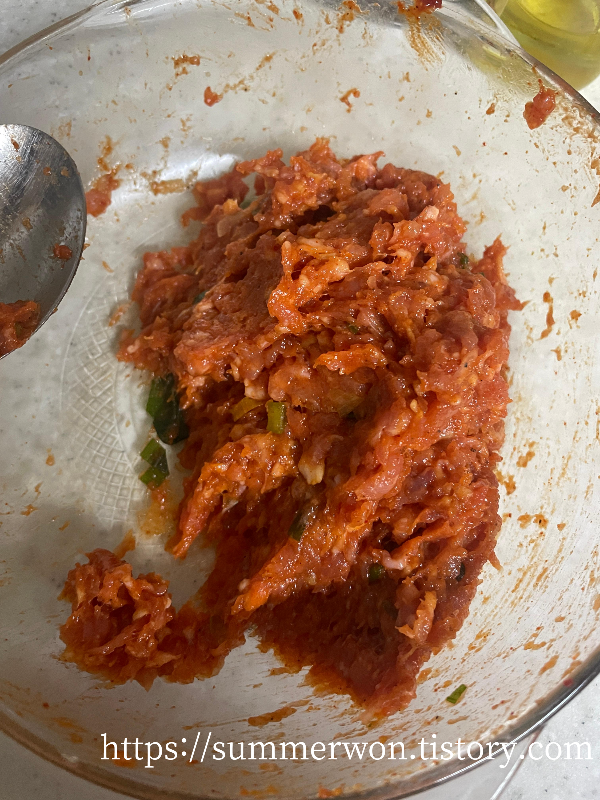 코스트코 다짐돼지고기 떡갈비