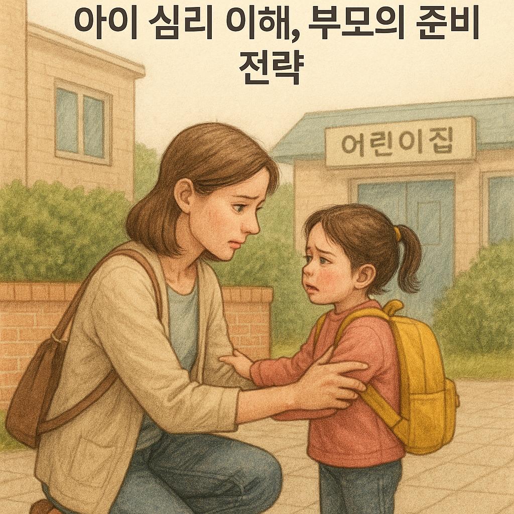 어린이집 적응 시기별 변화, 아이 심리 이해, 부모의 준비 전략