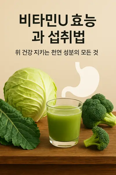 비타민U 효능과 섭취법, 위 건강 지키는 천연 성분의 모든 것