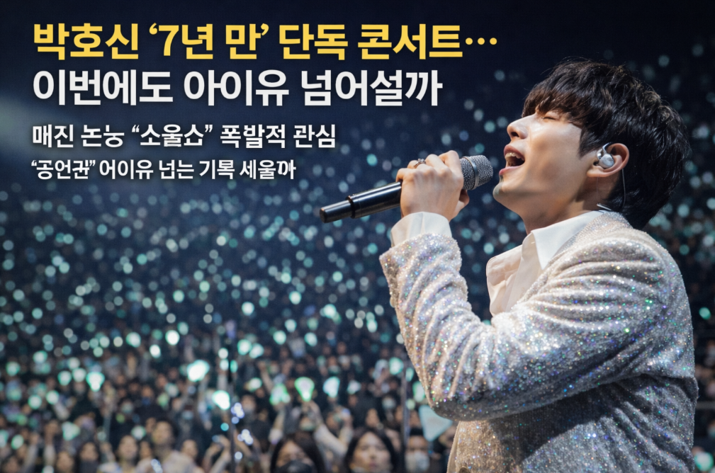 박효신 7년 만의 콘서트, 아이유 기록 경신할까?
