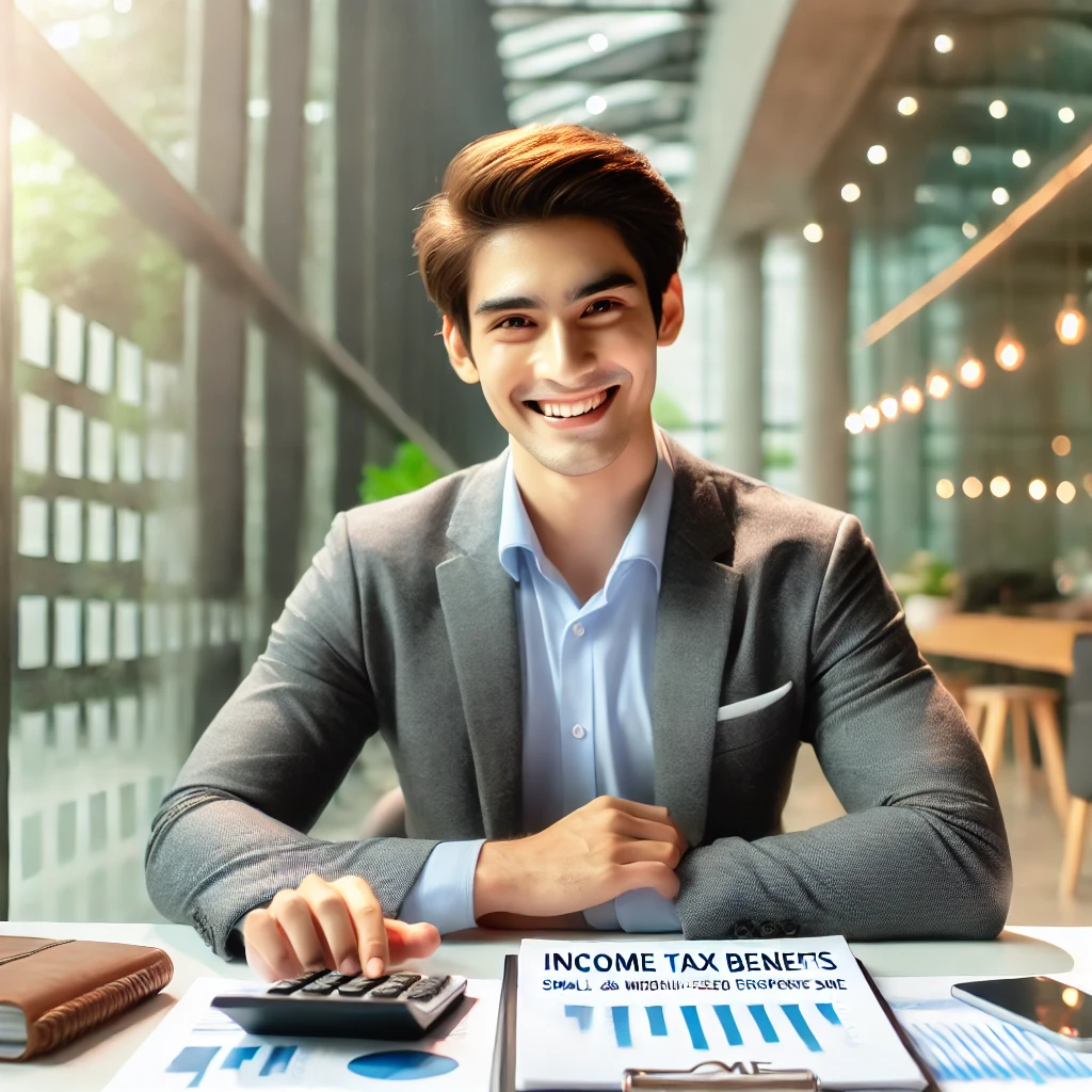 연말정산 중소기업 취업자 소득세 감면 관련 그림