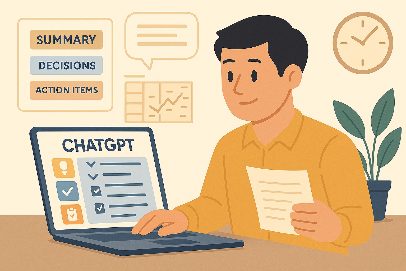 챗GPT 기반 회의록 자동 분류 및 인사이트 요약 시스템 만들기