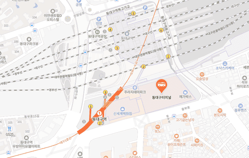 동대구시외버스터미널 시간표 예매 방법 주차장
