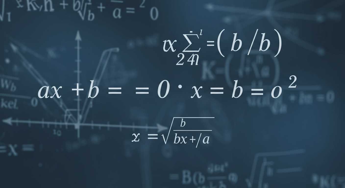 1차 방정식 공식: 수학의 시작점