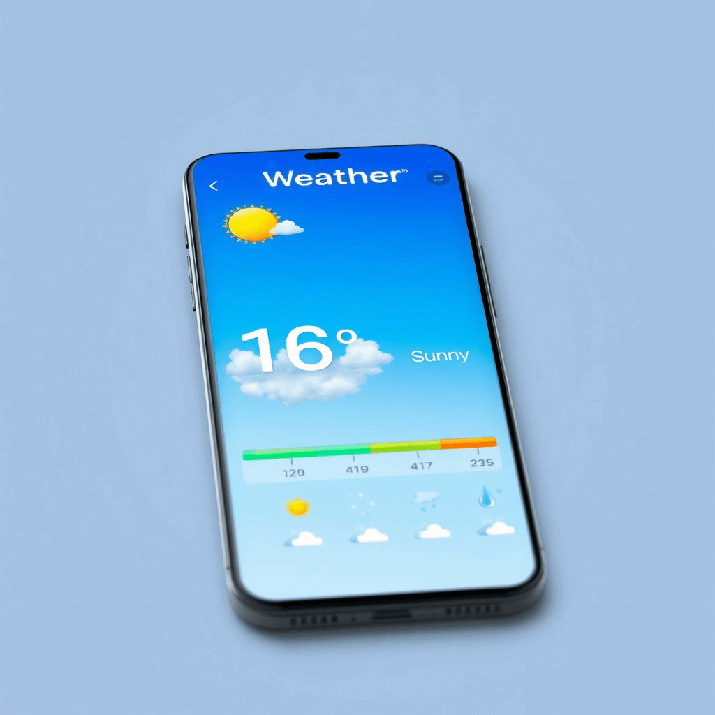 날씨 앱 설정하는 법