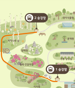 화담숲 모노레일 예약방법