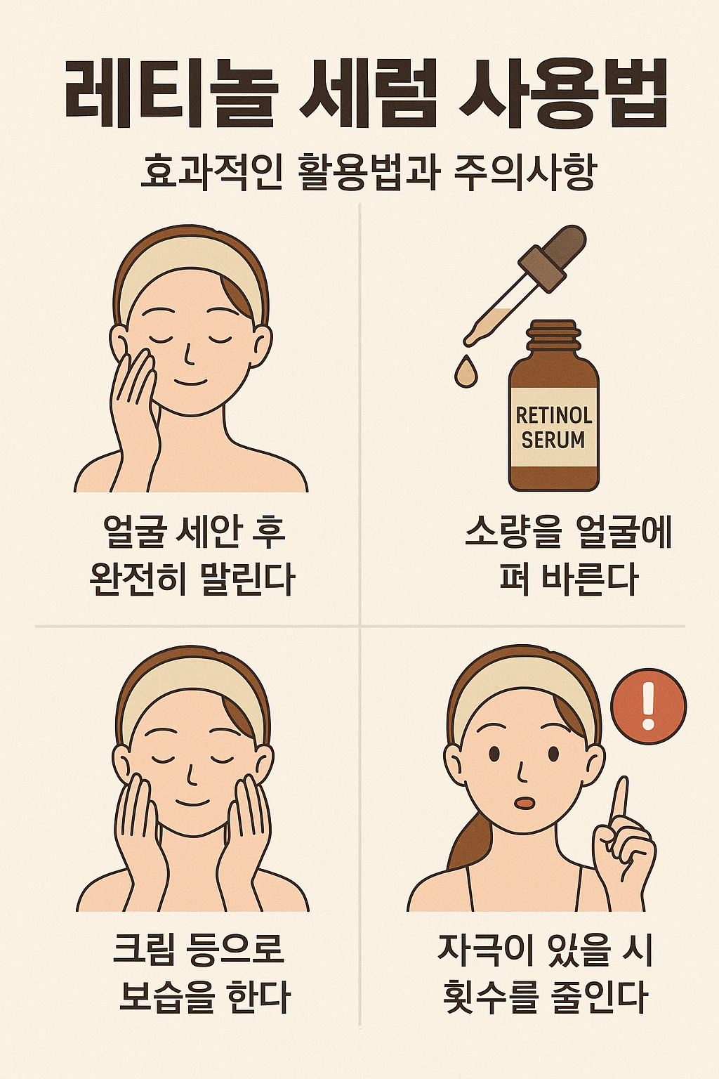 레티놀 세럼 사용법