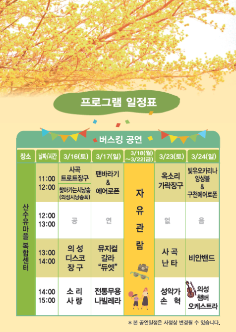 의성 산수유 축제