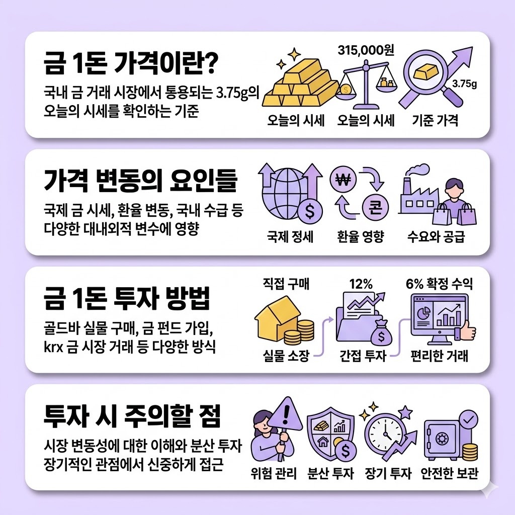 금 1돈 가격 실시간 시세 확인 전 반드시 알아야 할 핵심 정보
