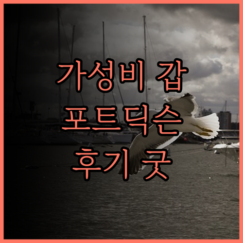 아빌리온 포트 딕슨.. 가성비 최고!