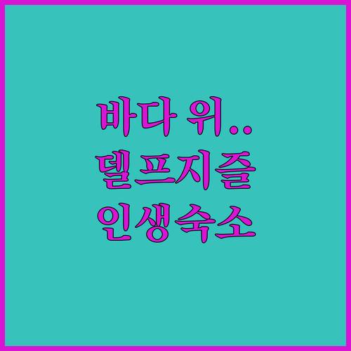 네덜란드 바다 위 호텔에서 자고 싶다..