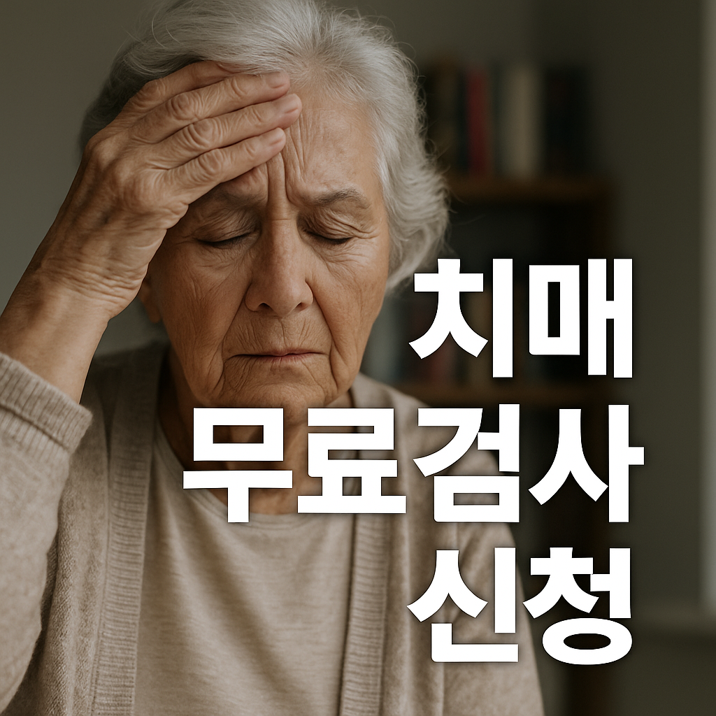 치매 무료검사란 무엇인가