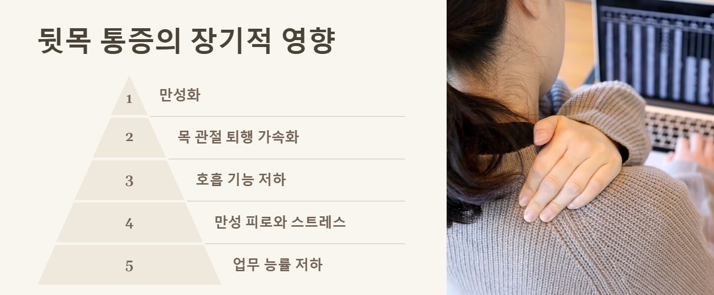 뒷목 통증 원인