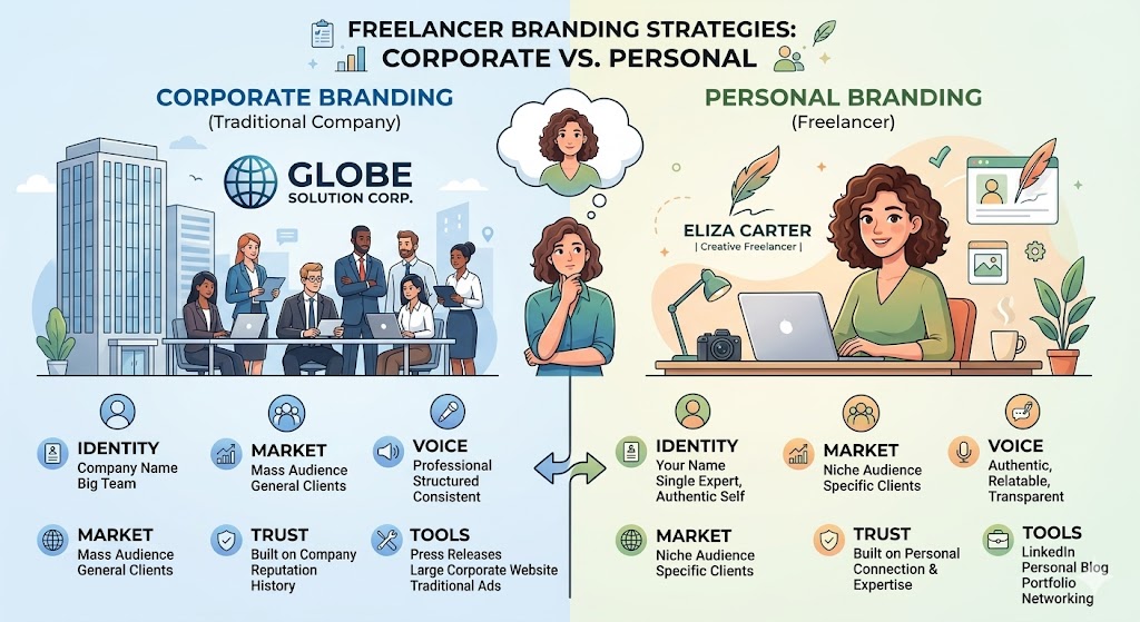 개인, 기업 브랜드
