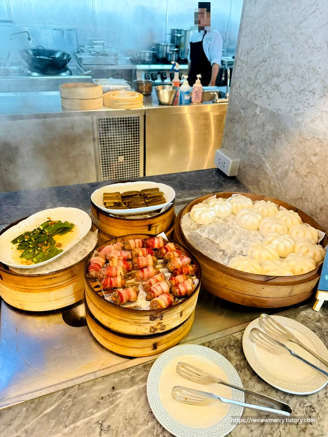 만두와 차돌박이쌈