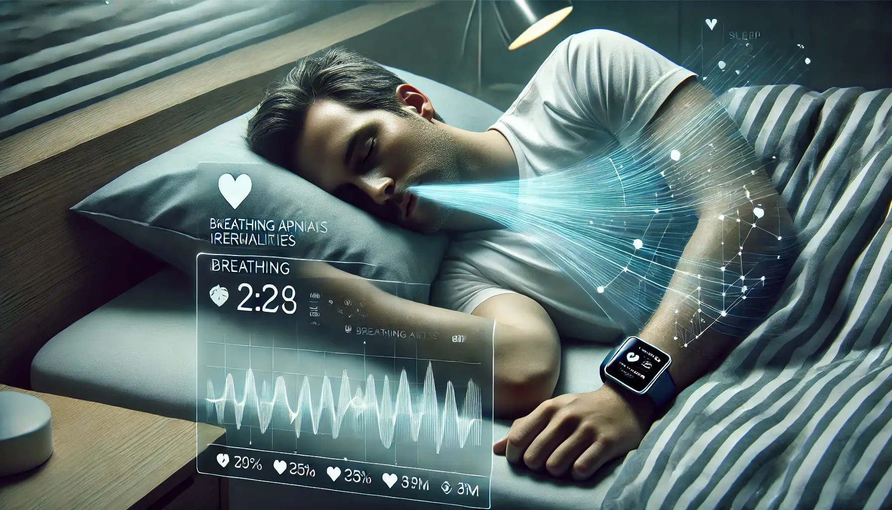 웨어러블 기술의 수면 호흡 장애 실시간 감지
