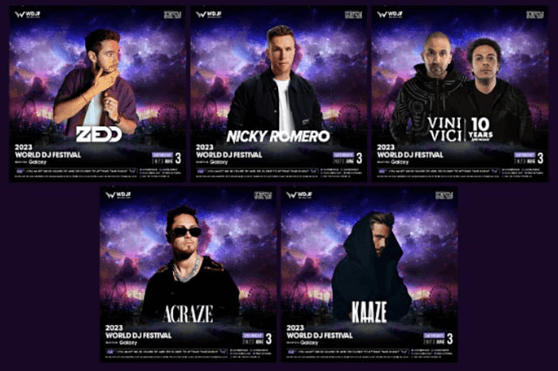 세계 DJ 페스티벌 라인업