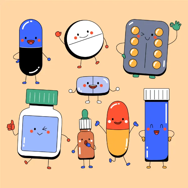 <a href="https://kr.freepik.com/free-vector/hand-drawn-pill-cartoon-illustration_66195658.htm#fromView=search&page=1&position=6&uuid=5f771171-c62c-43dd-ab07-76fda3bdffba">출처 freepik</a>