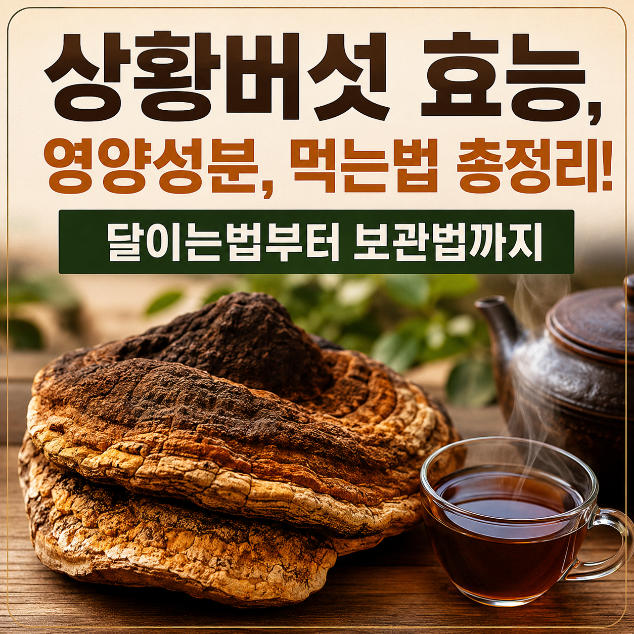 상황버섯 효능