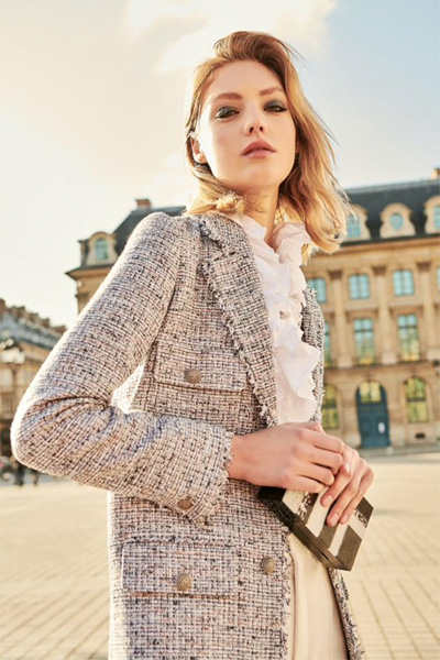 샤넬 트위드 자켓