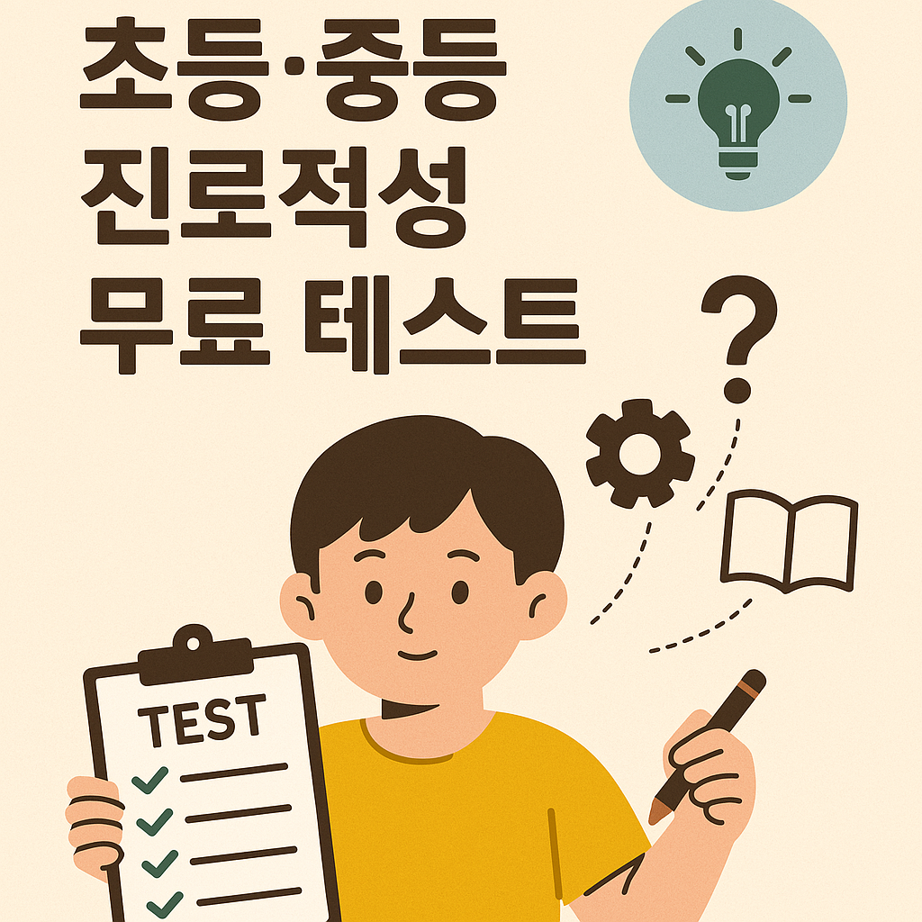 초등 중등 무료 적성검사 관련사진