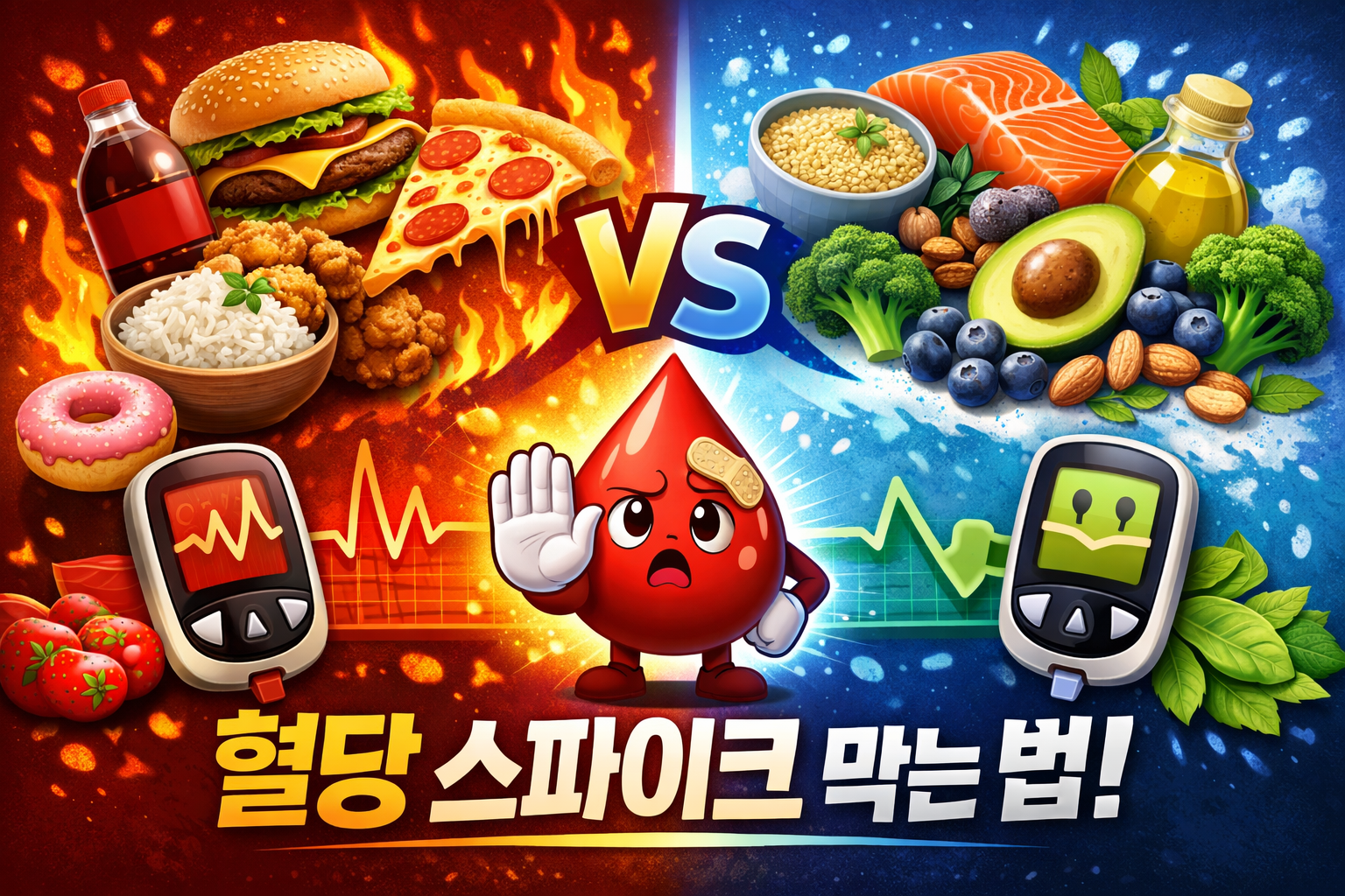 GI 지수 높이는 음식궁합 vs 낮추는 조합