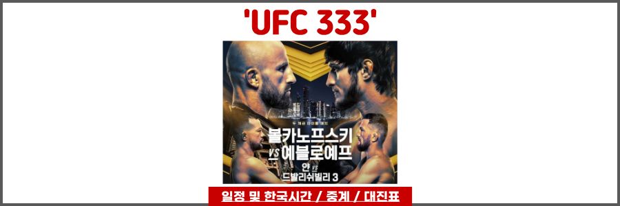 UFC 333