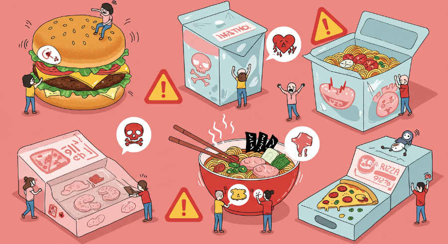 인스턴트 음식을 자주 먹으면 생기는 몸의 변화