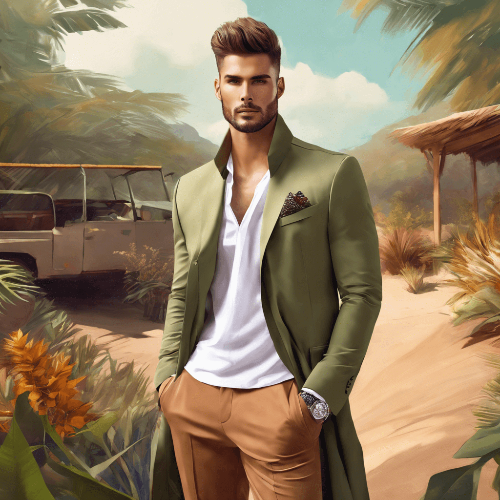 남성의 지속 가능한 패션