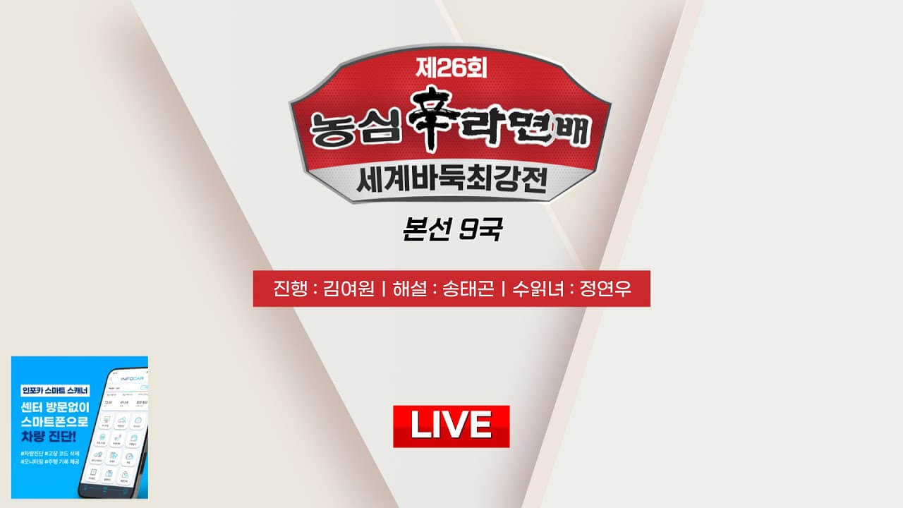 농심 신라면배 세계바둑 최종전