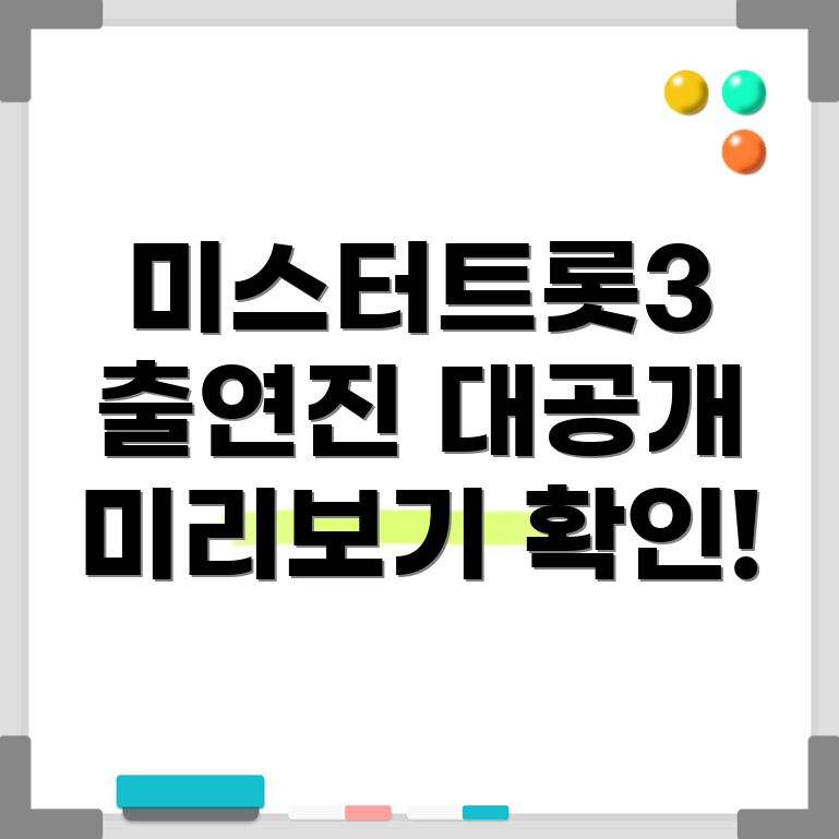 미스터트롯3