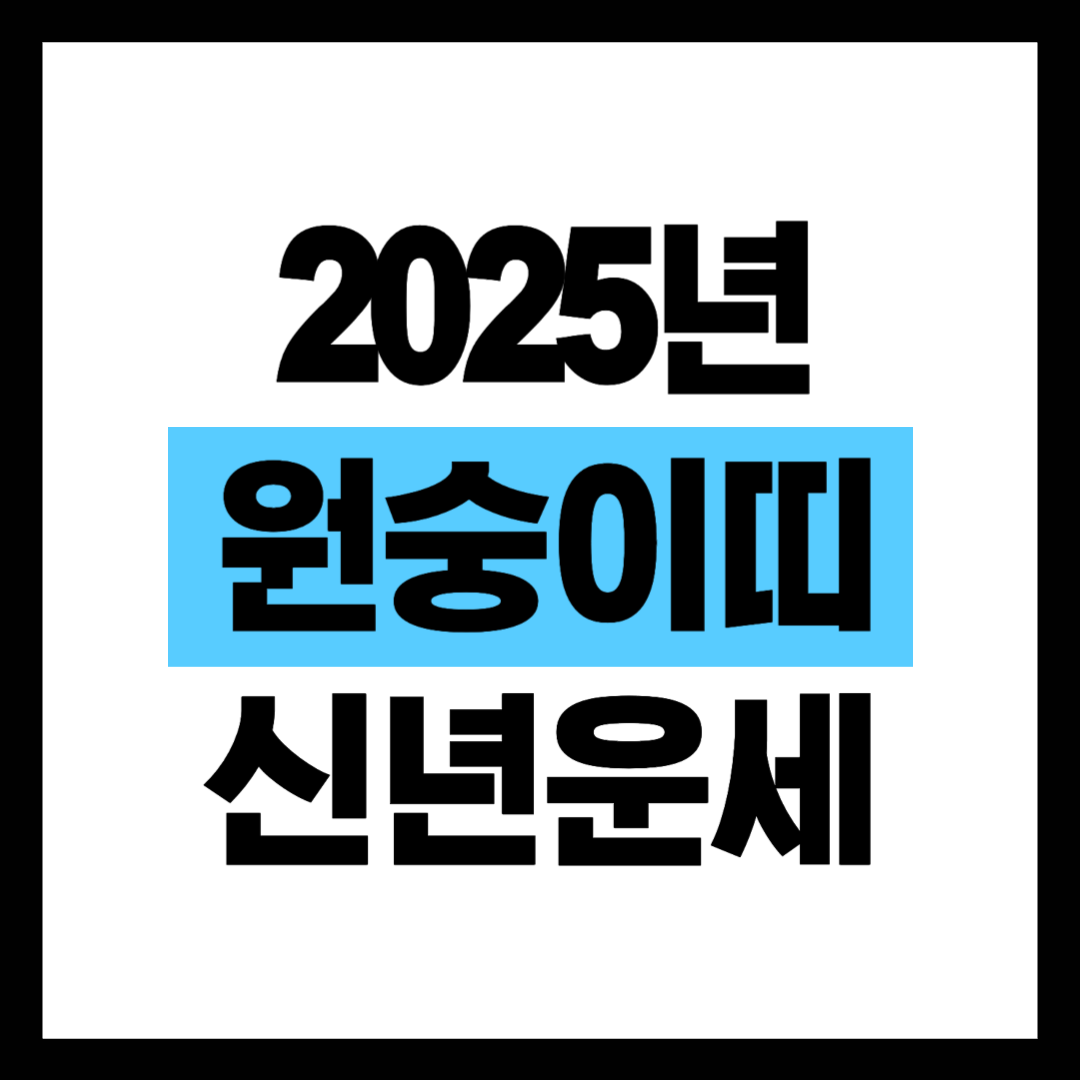 2025년 원숭이띠 운세