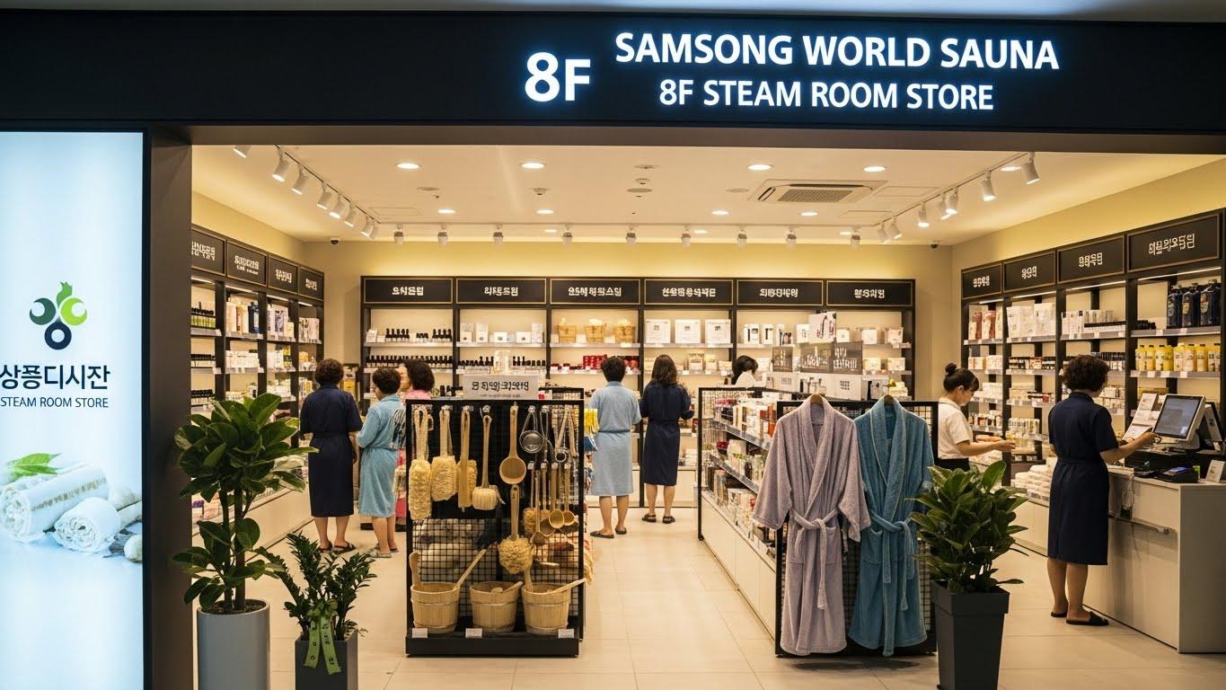 삼송월드사우나 8층찜질방매점