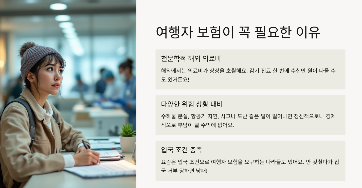 해외여행 필수! 여행자 보험 가입 꿀팁 모음
