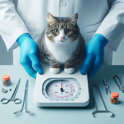 고양이 체중 측정