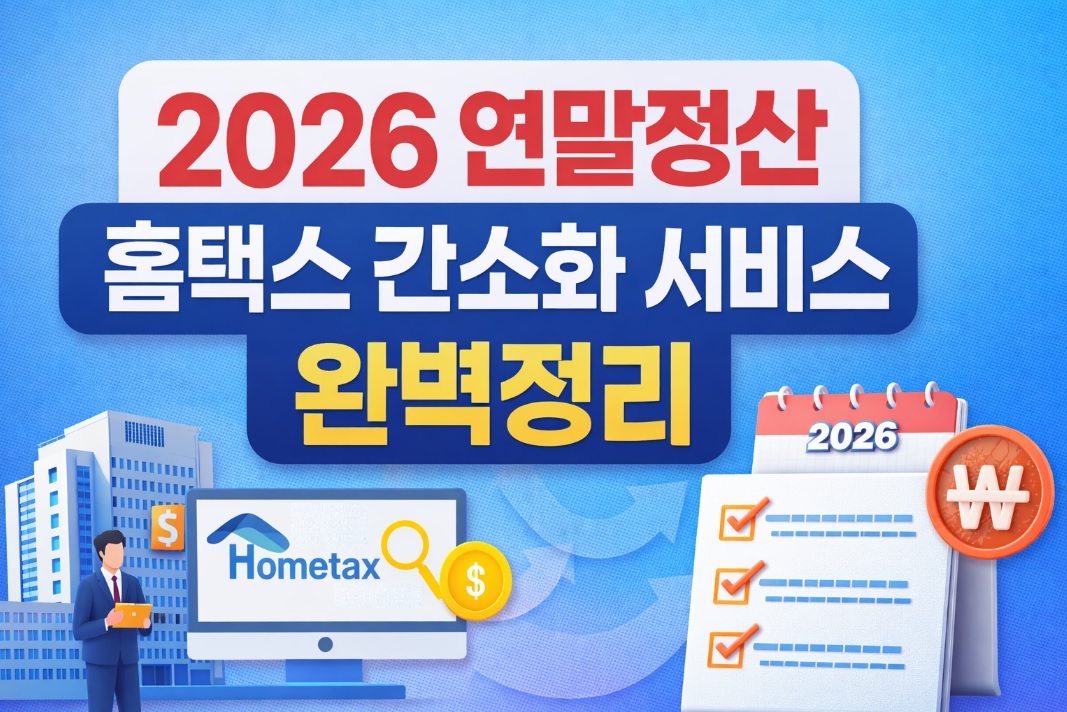 연말정산 홈택스 간소화 서비스