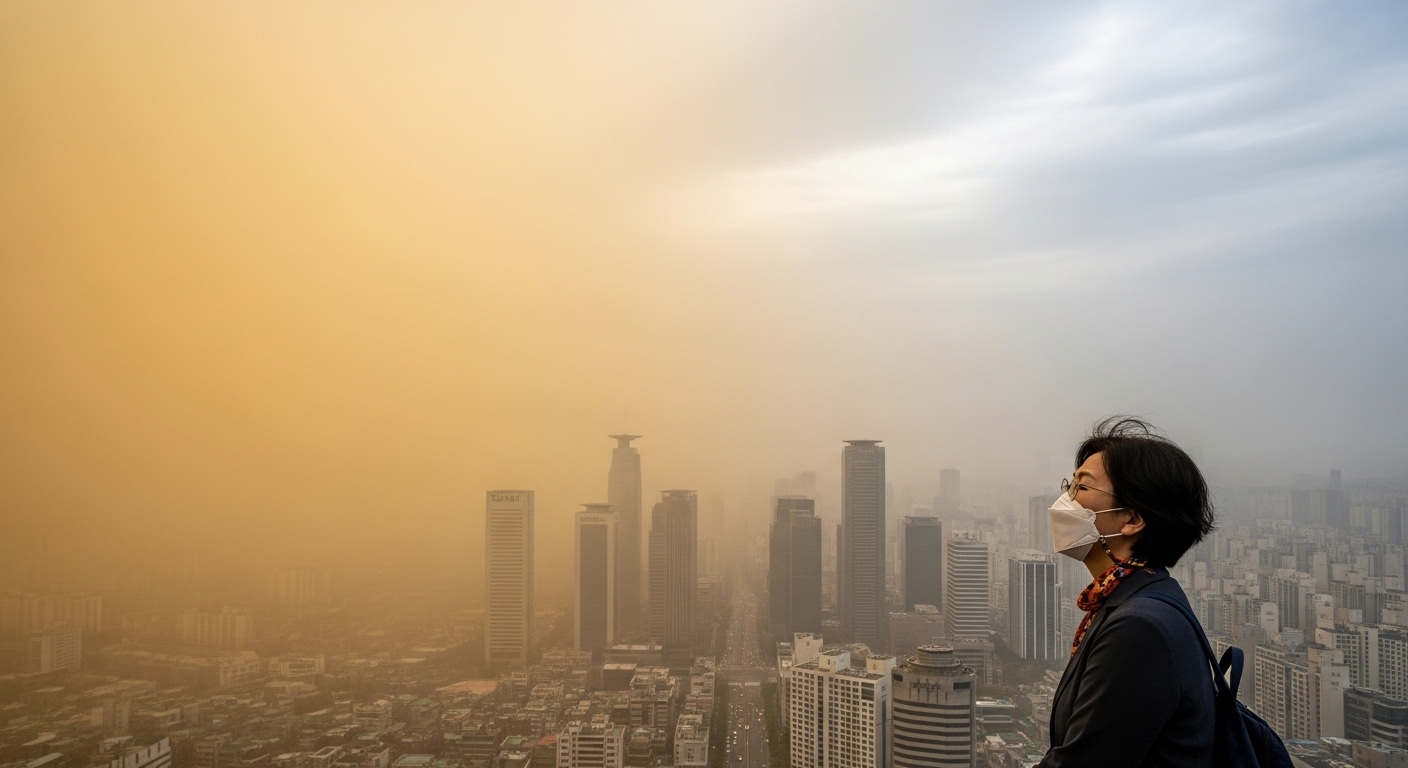 황사 미세먼지 차이